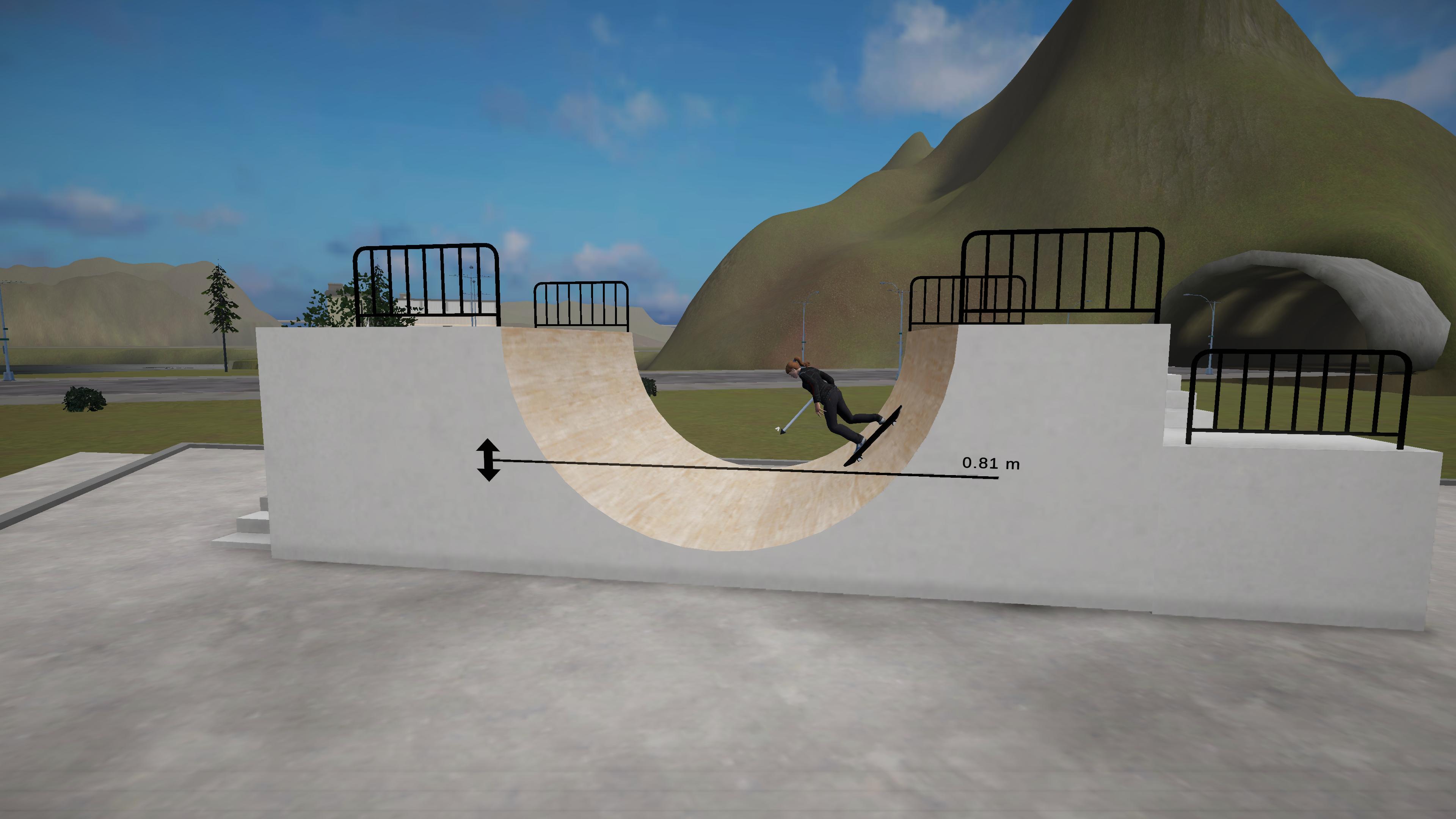 Kinetic , Potential and Total energy , Conservation of energy (Skate park)