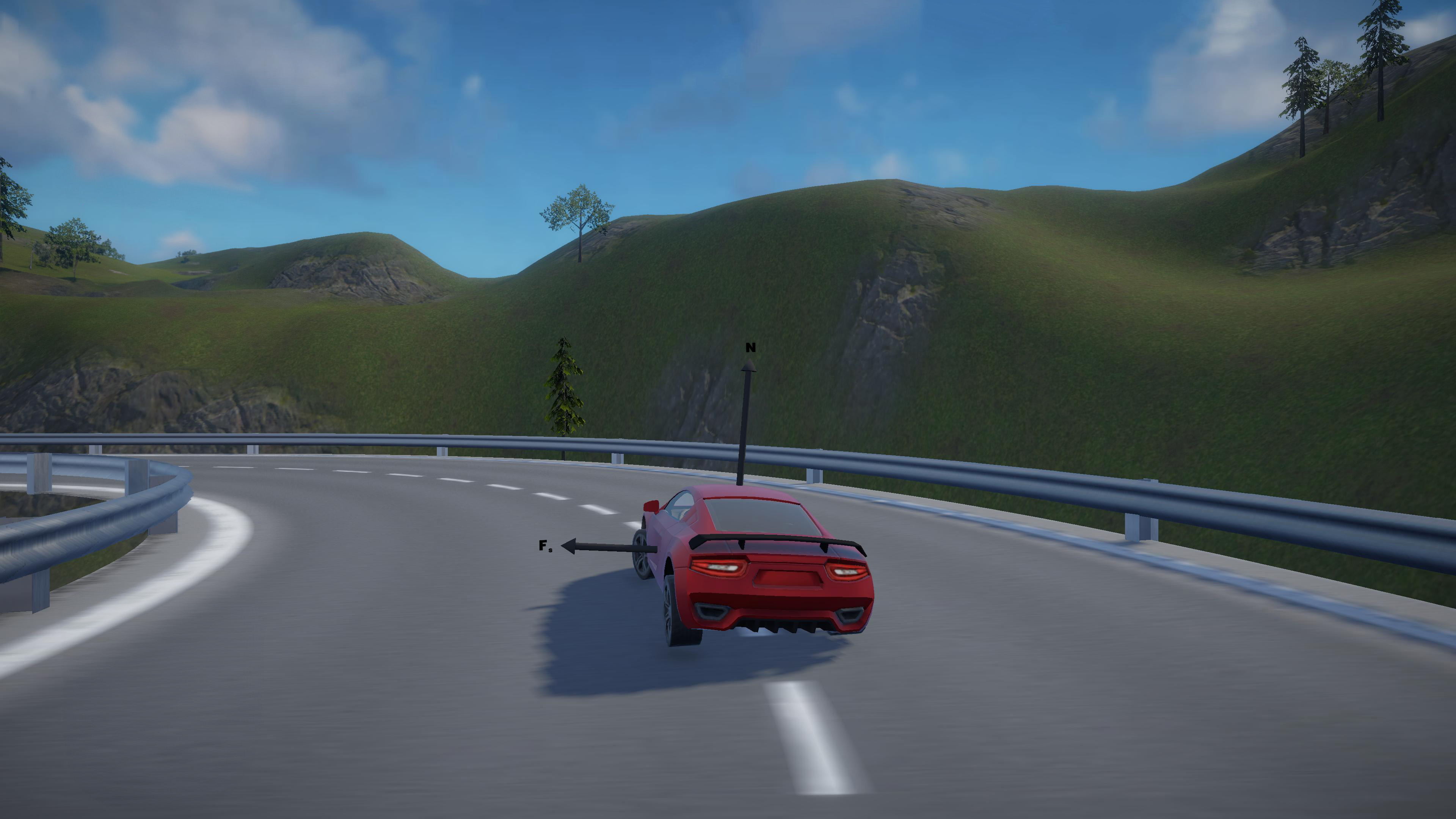 Safe speed of a car (Unbanked Road)