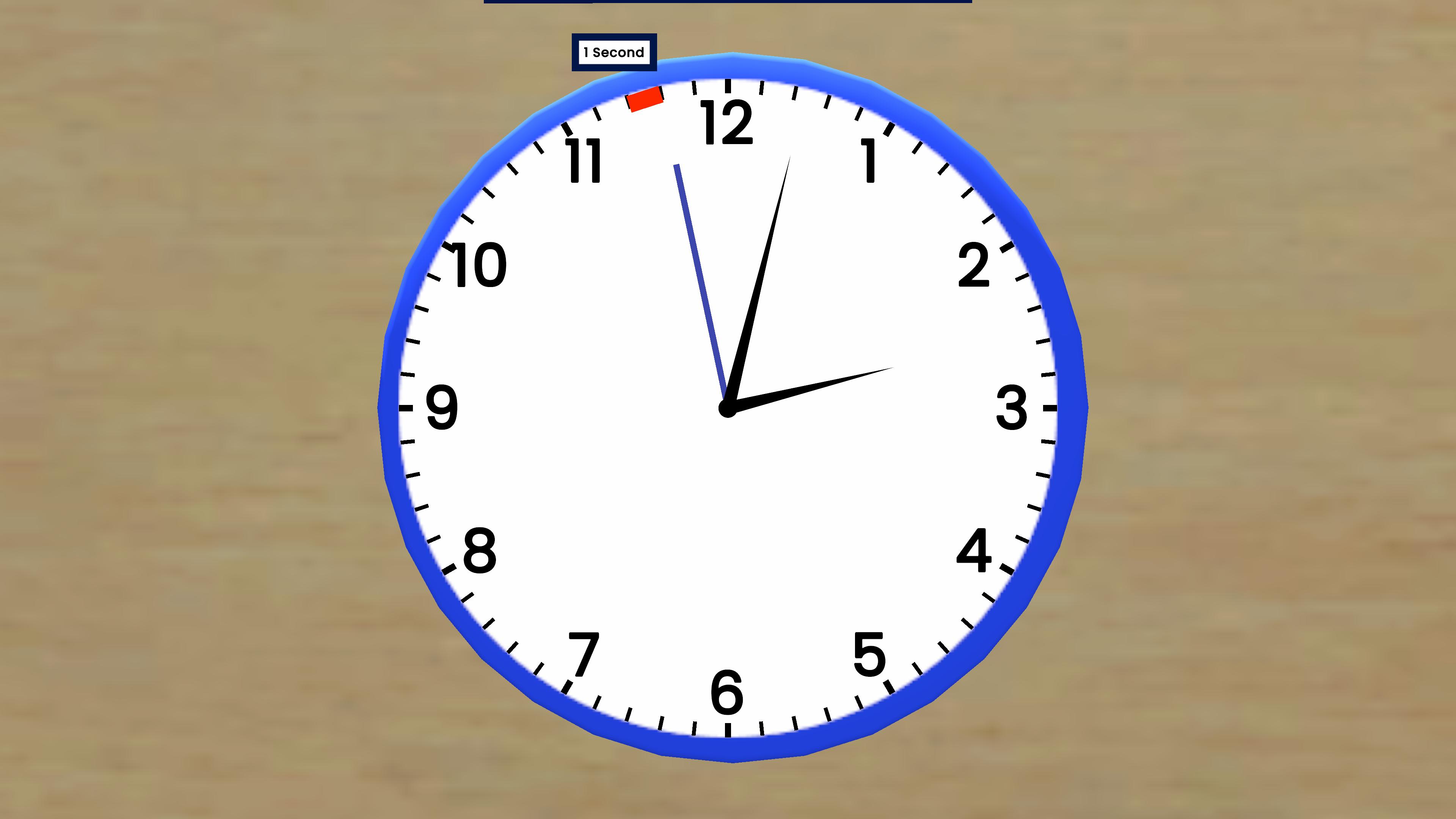 Measuring the Smallest Time Interval of a Wall Clock