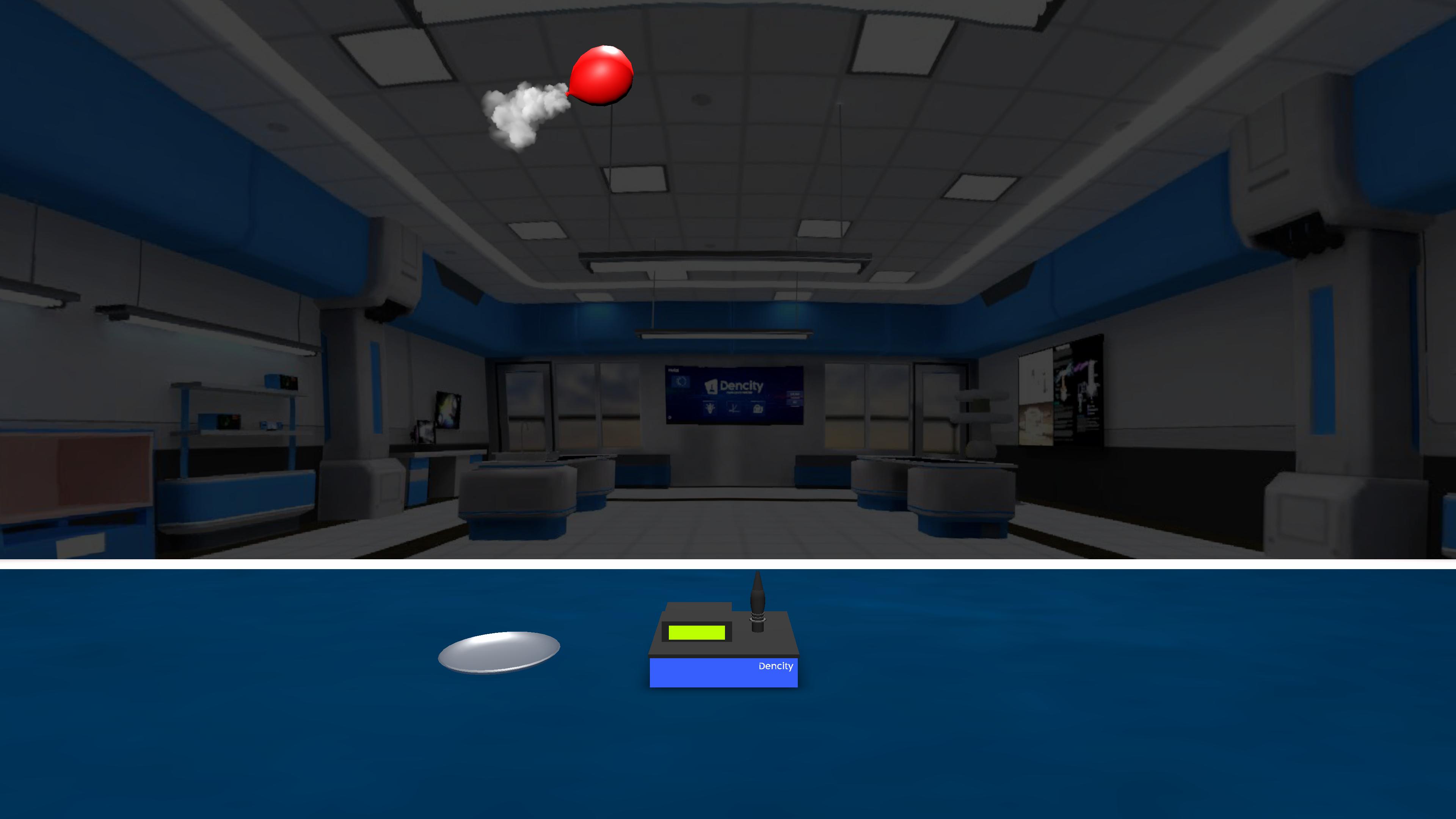 Release of air (reversible change)
