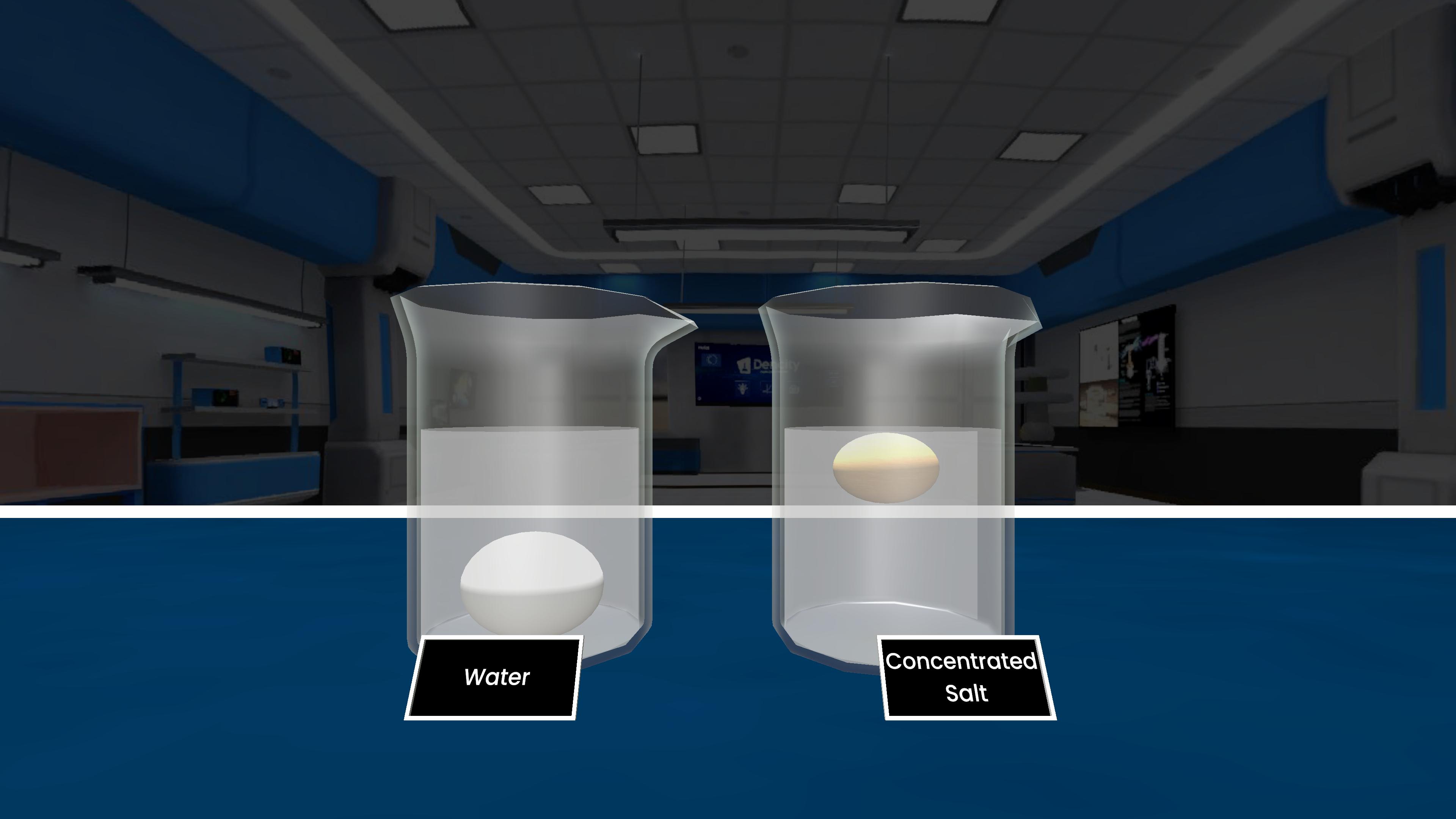 Study of Osmosis Using De-shelled Eggs