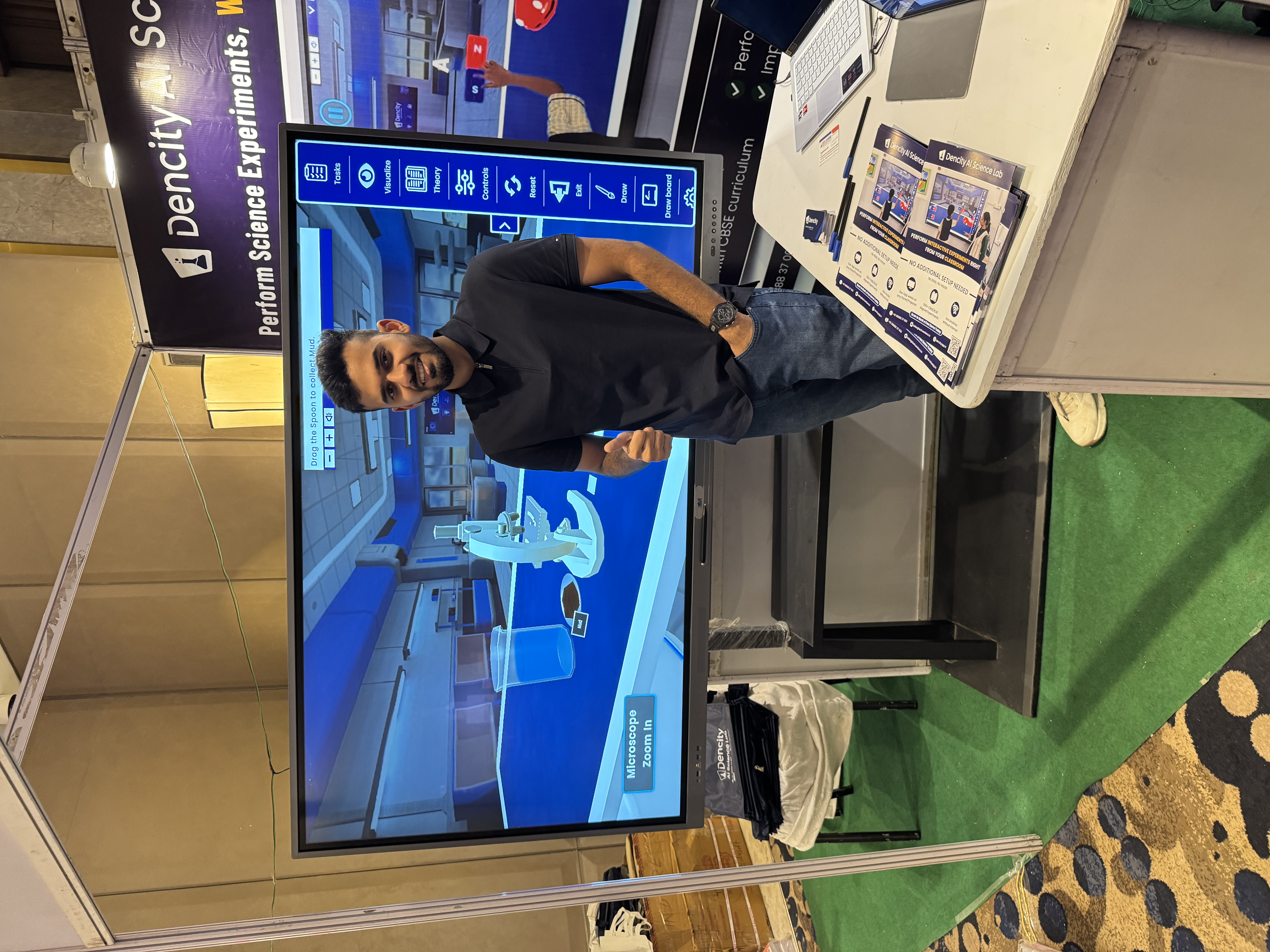 Mr. Naaji Balani with the Dencity platform.