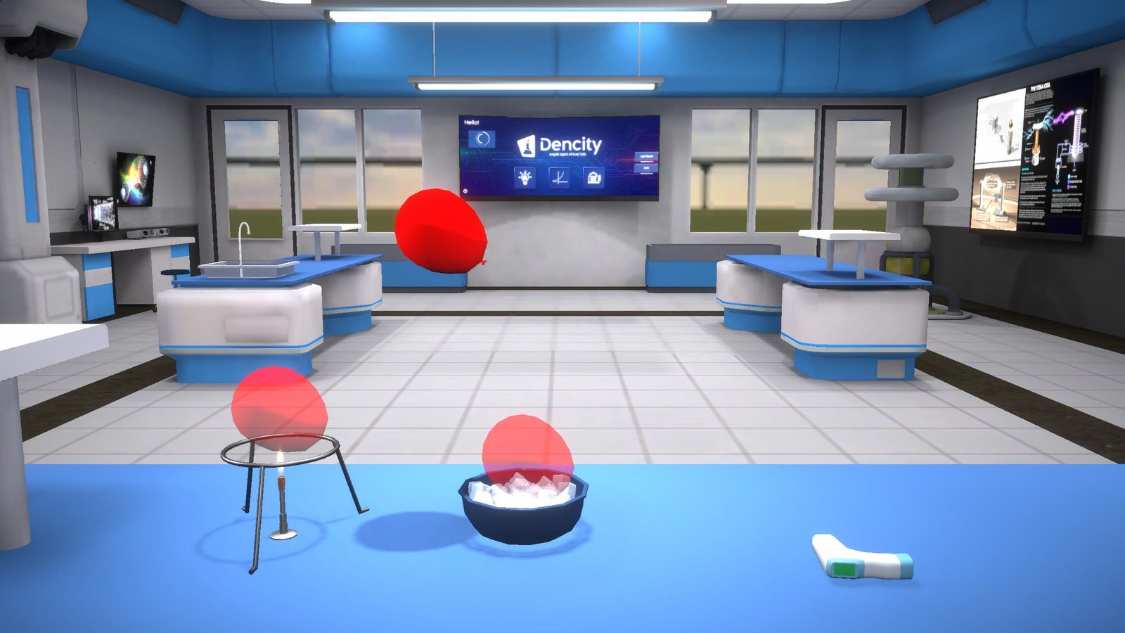 Dencity Charles law physics experiment