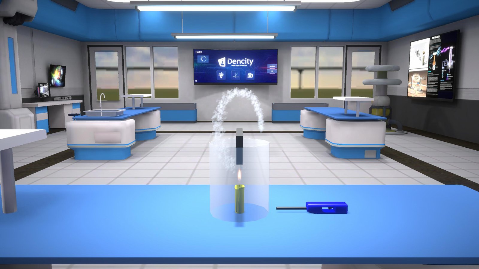 Convection current in air physics online experiment