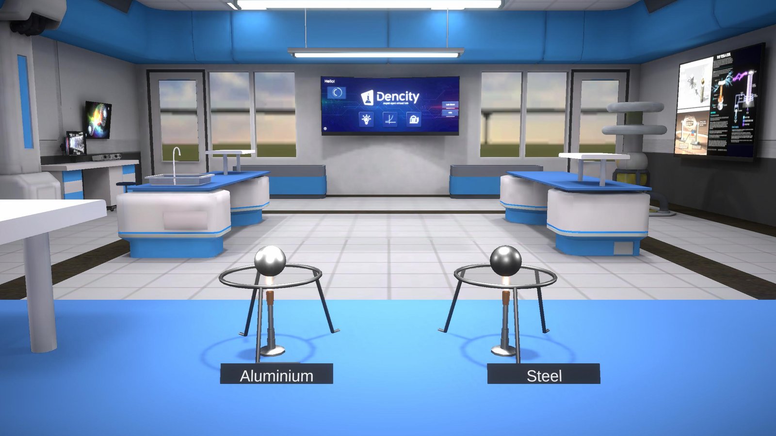 Specific heat capacity virtual science experiment
